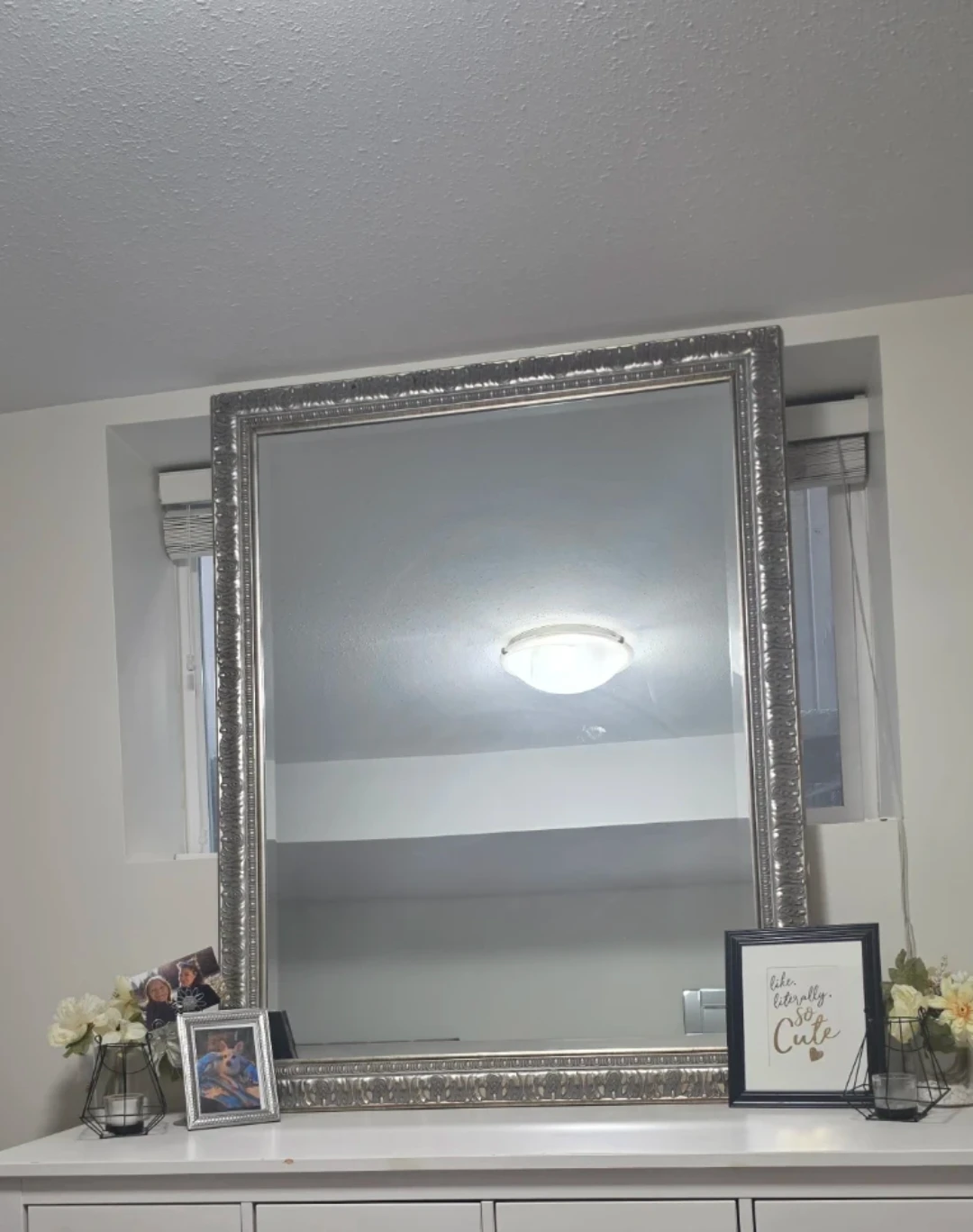 Large Ornate Wall Mirror