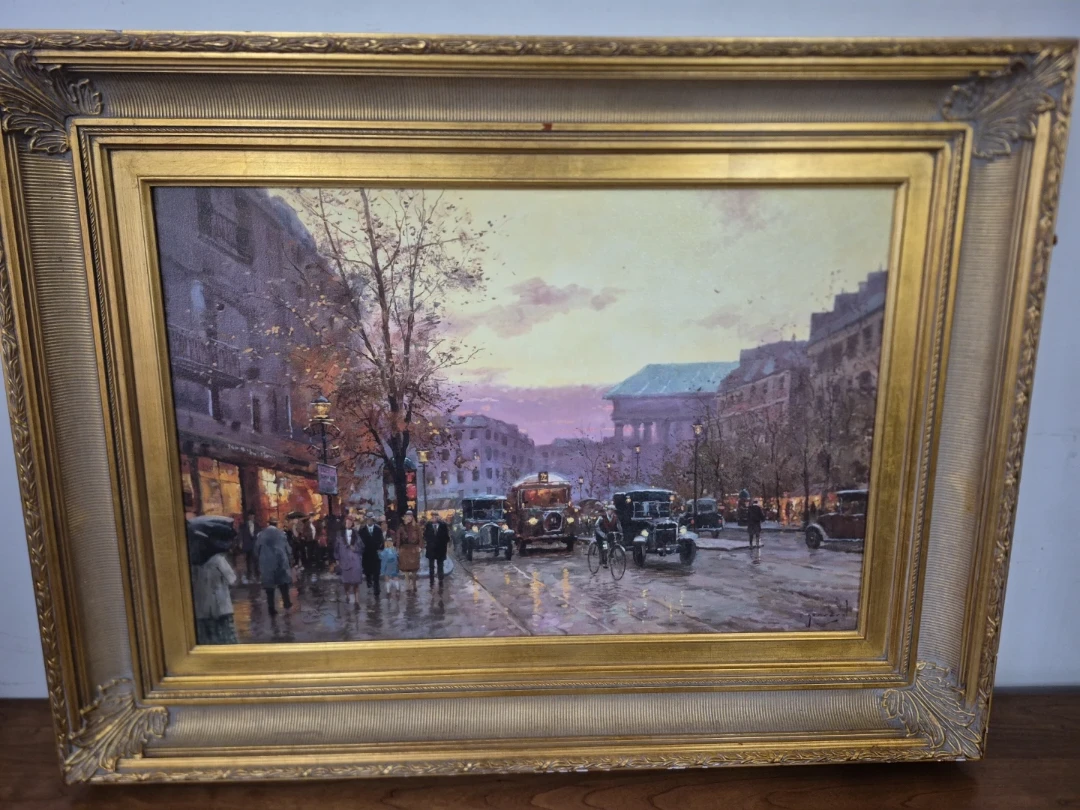 Paris Twilight by Robert Girard  Signed COA
