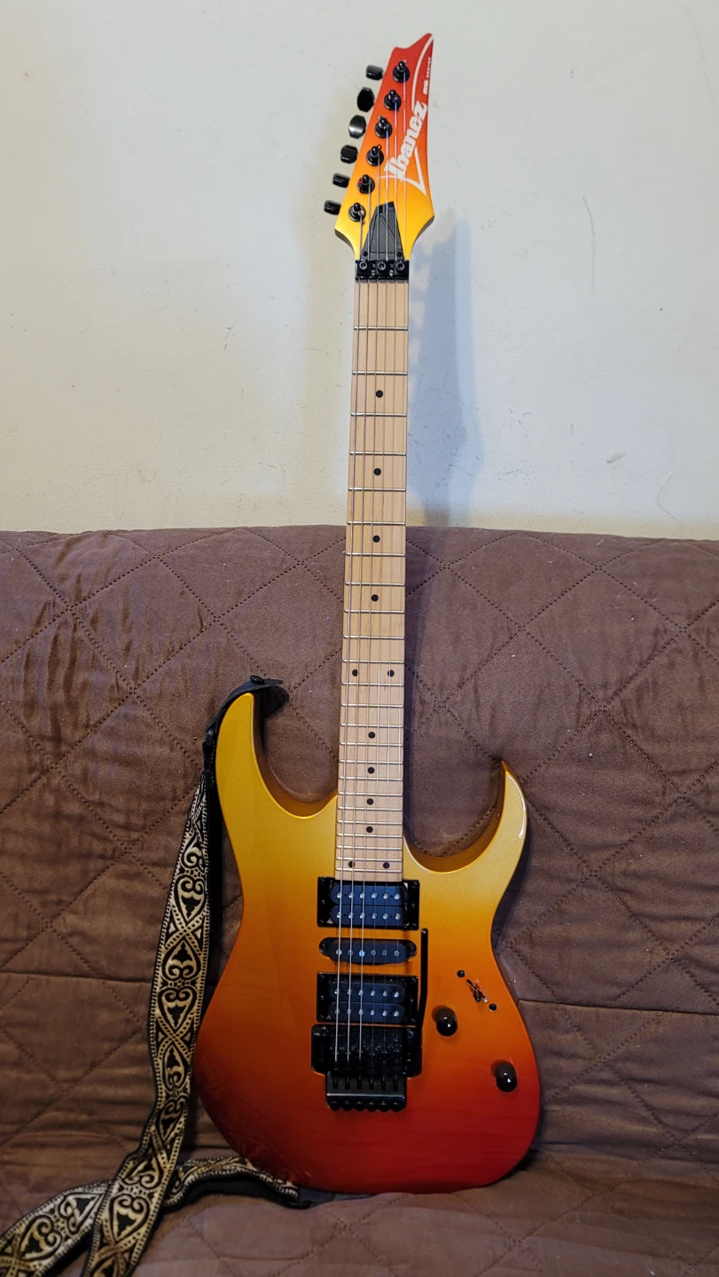 IBANEZ RG470MB 1P-01 MADE IN INDONESIA  ELECTRIC GUITAR.
