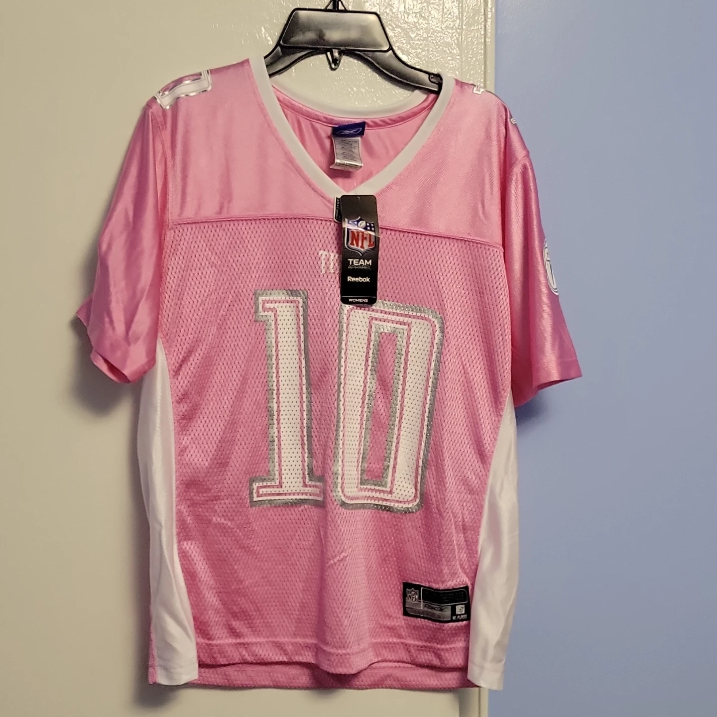 Reebok NFL Pink Football Jersey - Young #10 - photo 3