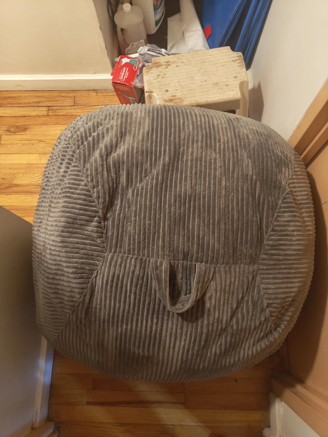 Corduroy Bean Bag Chair - photo 2