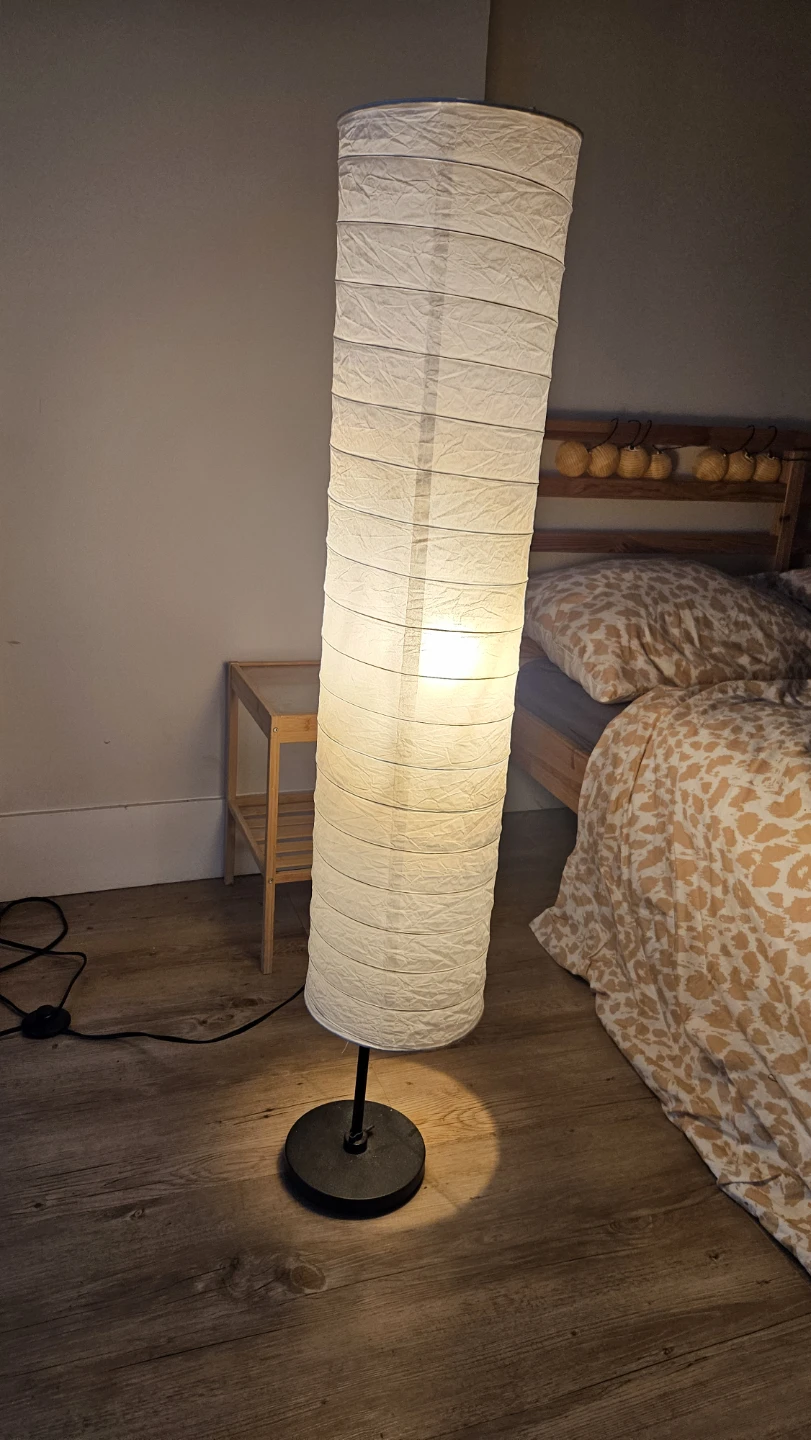 White Paper Floor Lamp