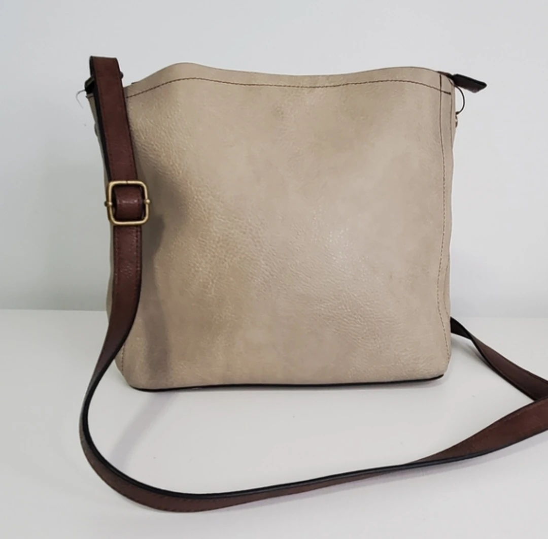 Denver  Hayes Crossbody Bag - Beige