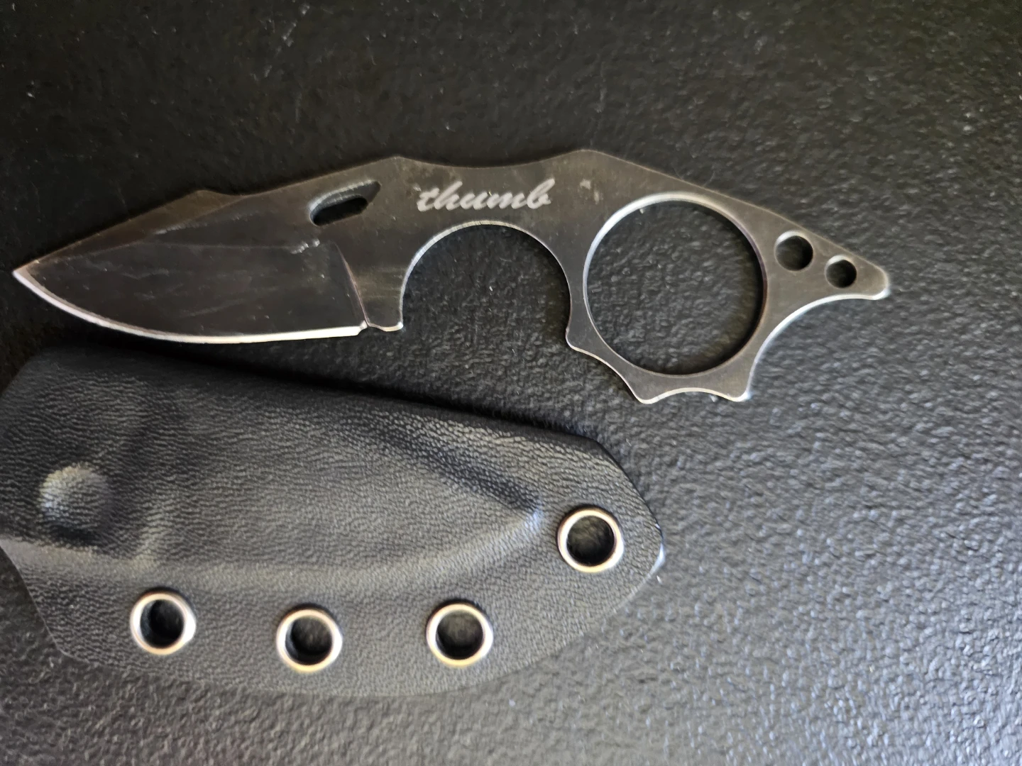 Thumb* Fixed Blade Knife - photo 3