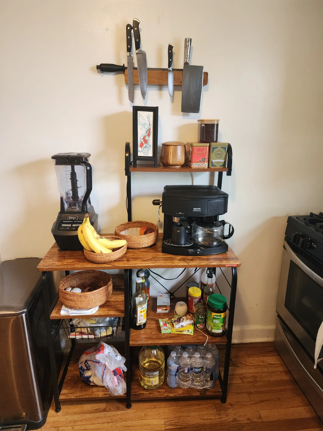 Kitchen  Rack with Storage Shelves