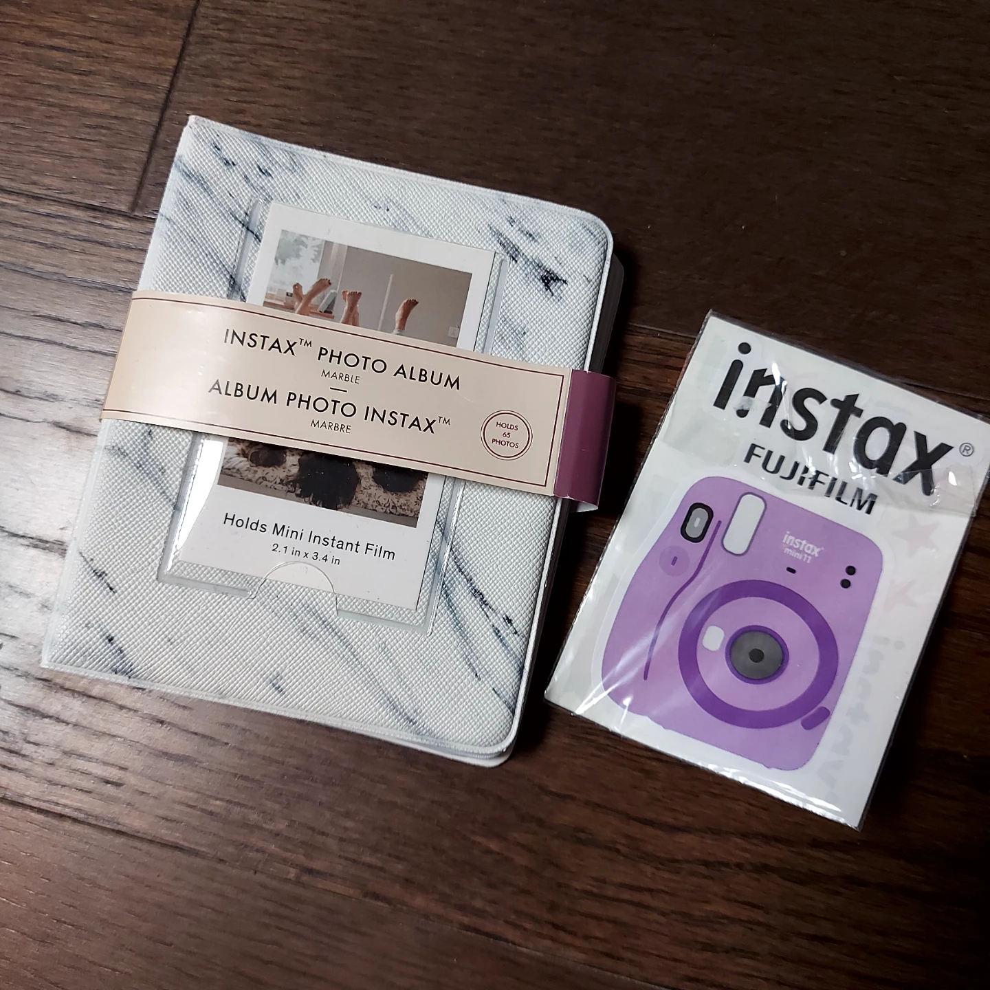 Fujifilm Instax Photo Album with Mini Film Stickers