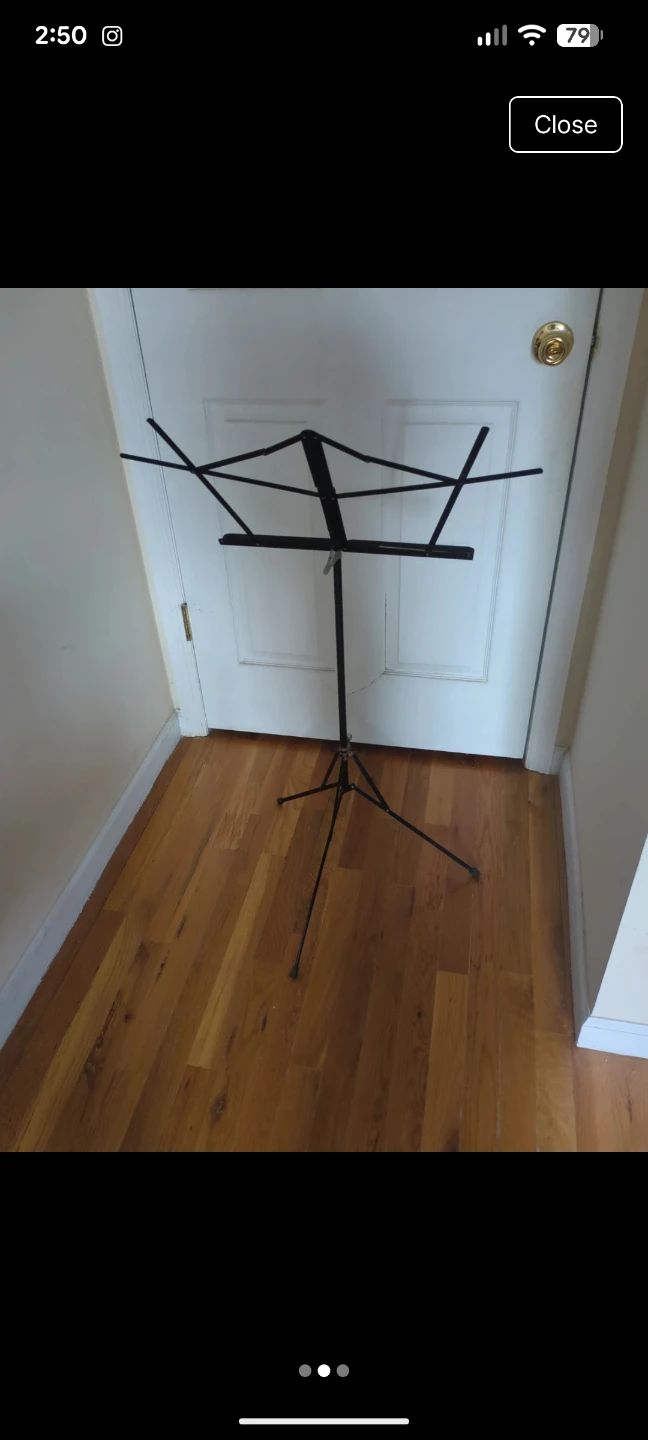 PRO-TEC Music Sheet Stand with Carrying Case - photo 2