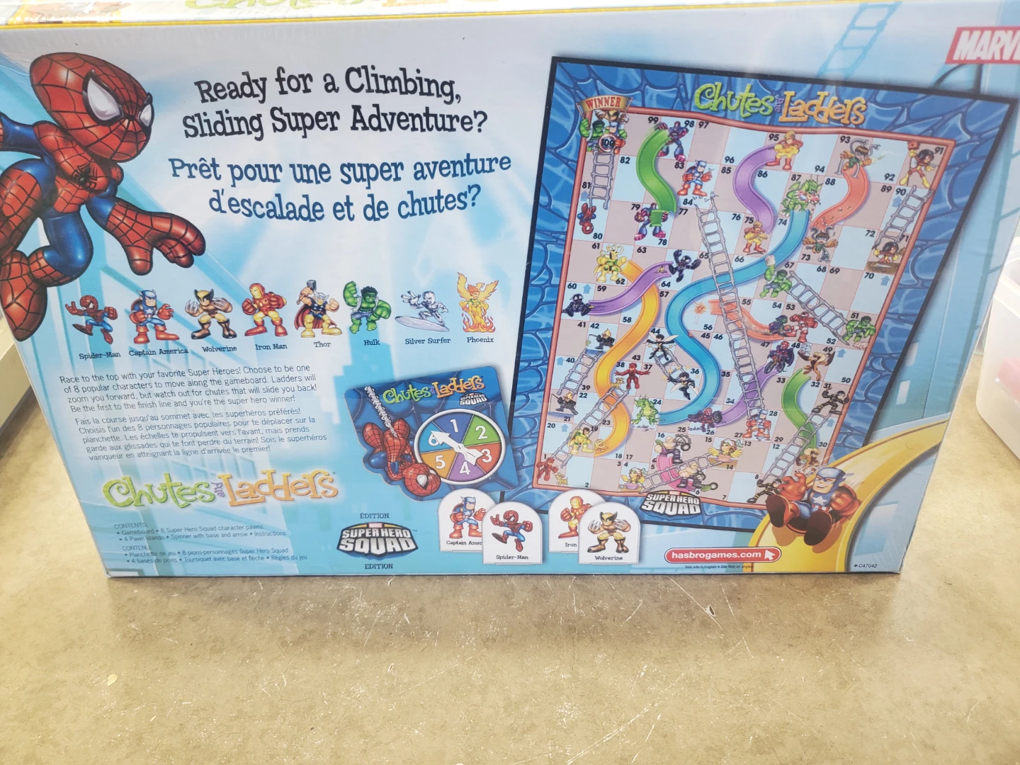 Chutes and Ladders Super Hero Squad Board Game - photo 2
