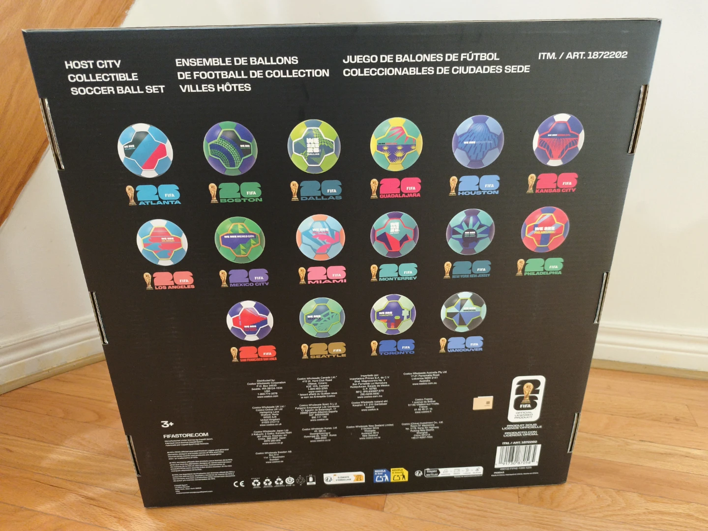 FIFA World Cup 2026 Host City Collectible Soccer Ball Set - photo 2