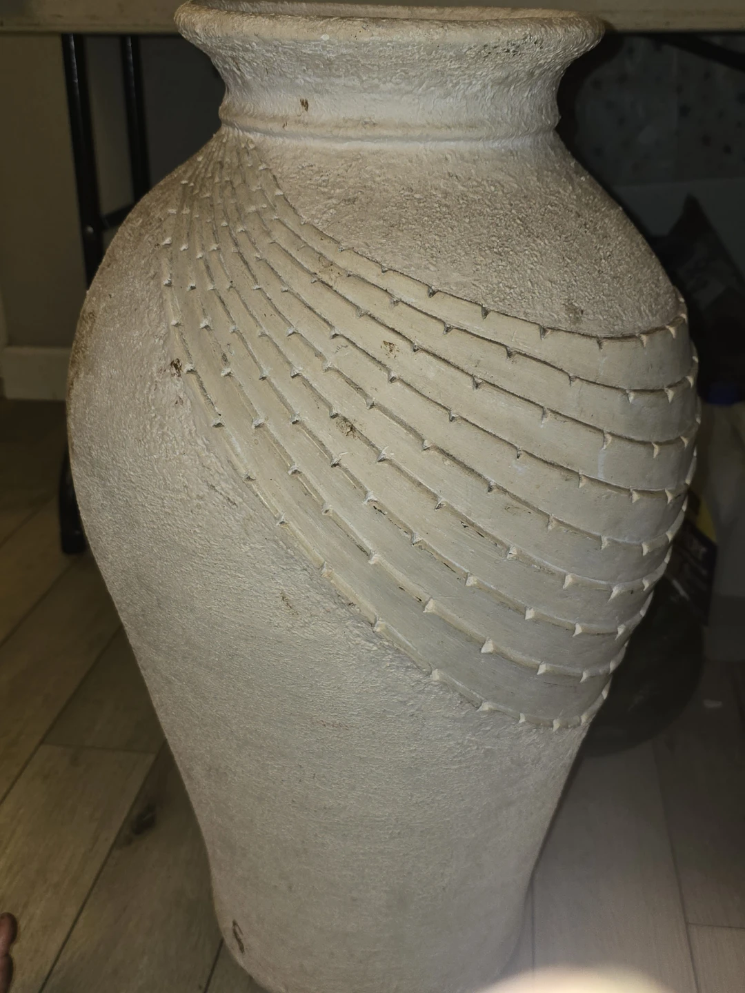 Large Textured Decorative Vase