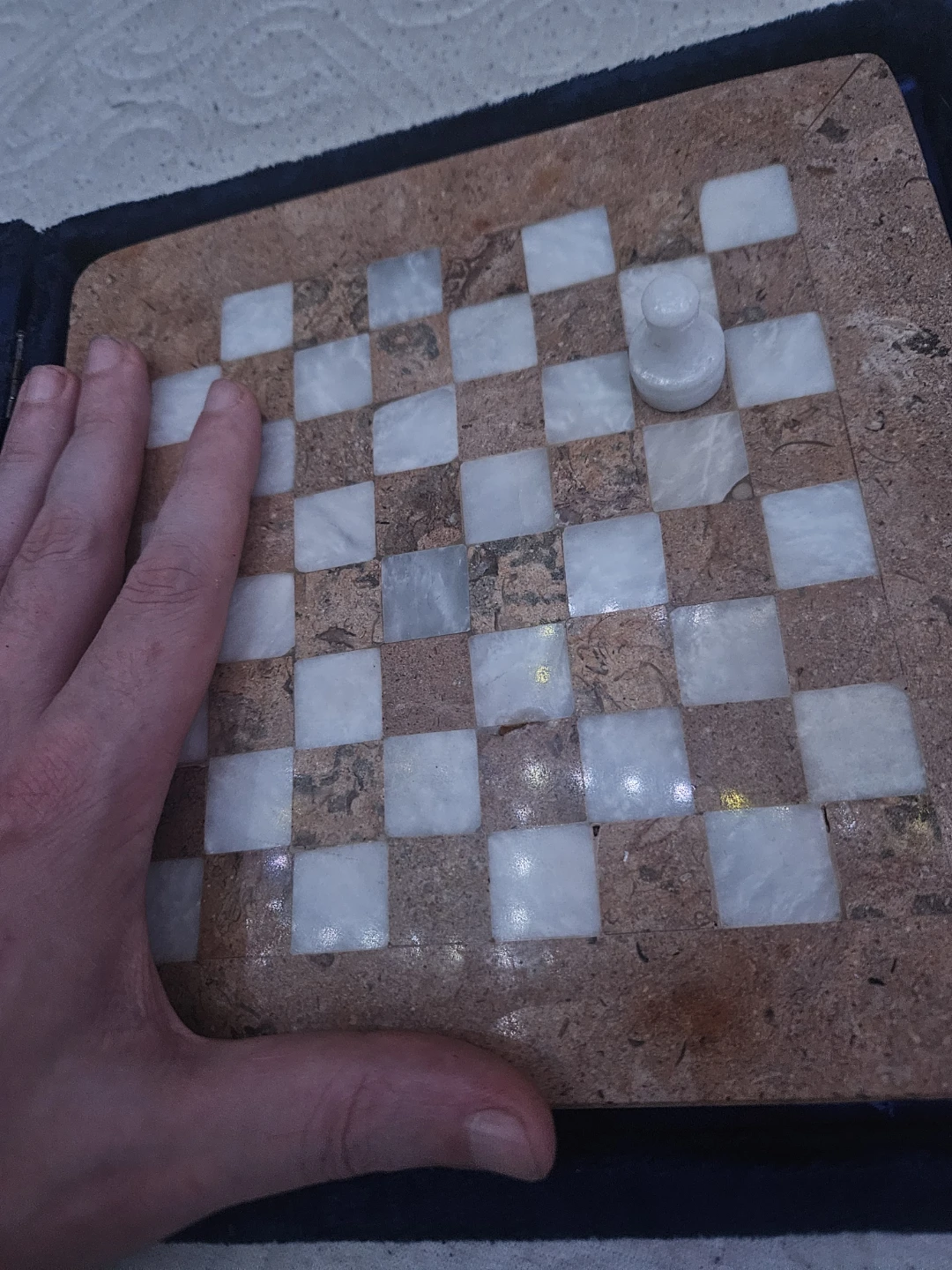 Marble & Granite Chess Set in Presentation Case - photo 4