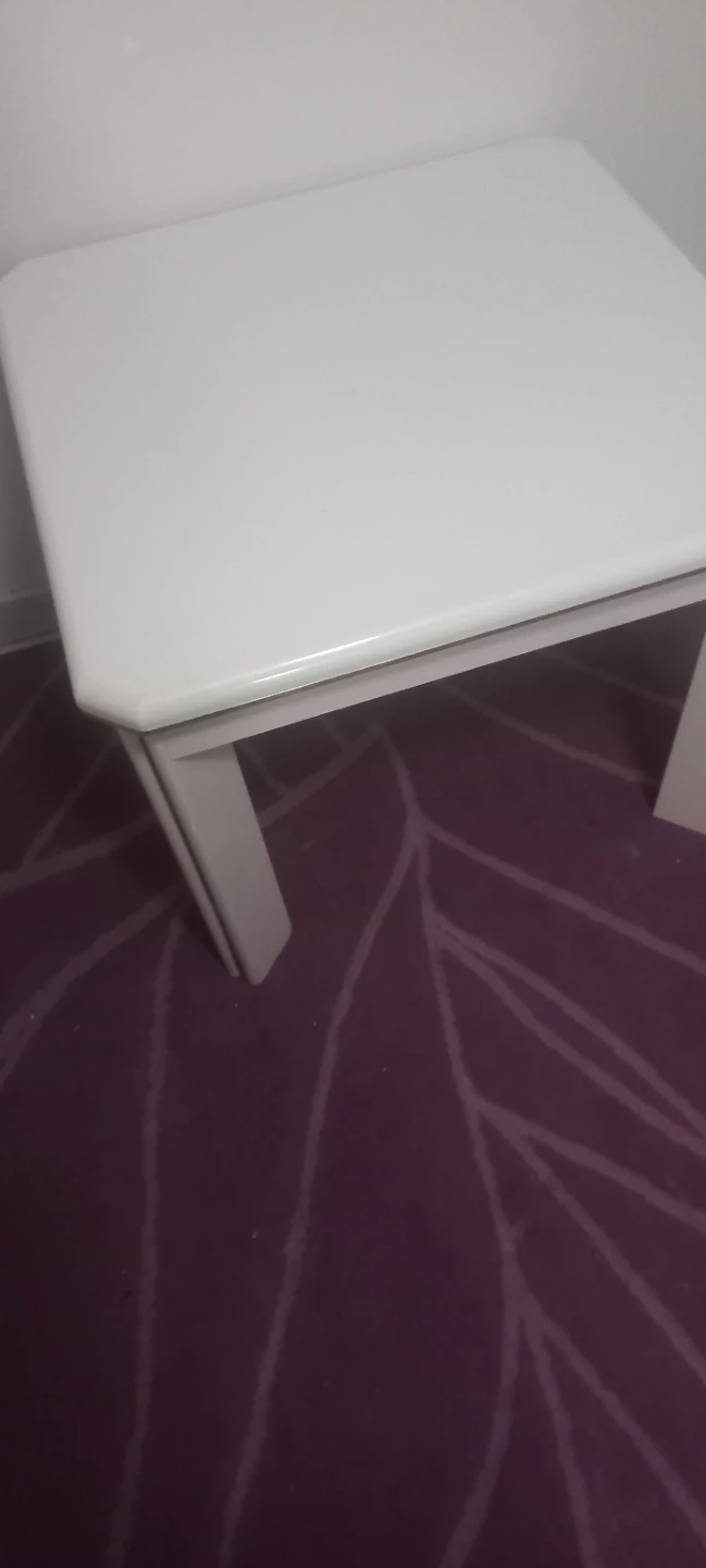 White side table