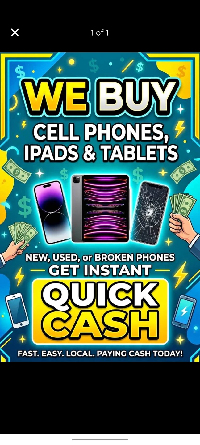 We Buy Used & Broken Smartphones, iPads & Tablets