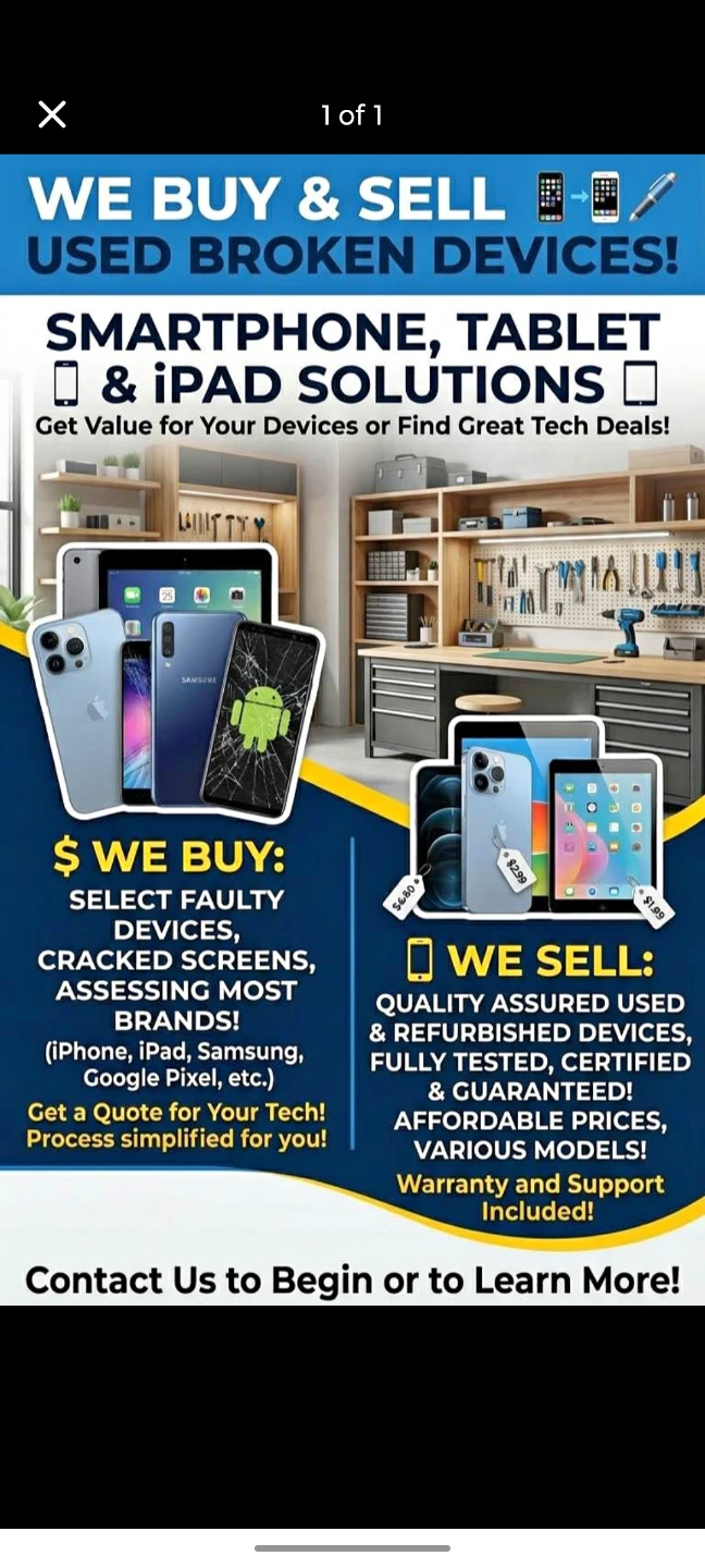 We Buy Used & Broken Smartphones, iPads & Tablets - photo 2