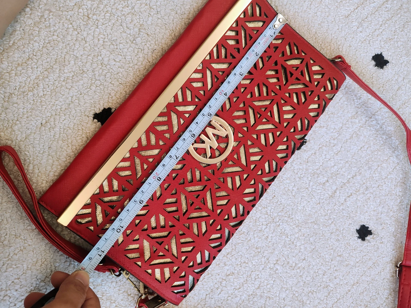 Red Michael Kors Clutch/Crossbody Bag - photo 3