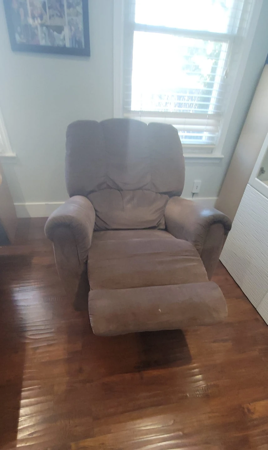 Brown Recliner Chair with Power Controls
