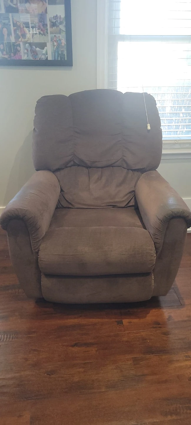 Brown Recliner Chair with Power Controls - photo 2