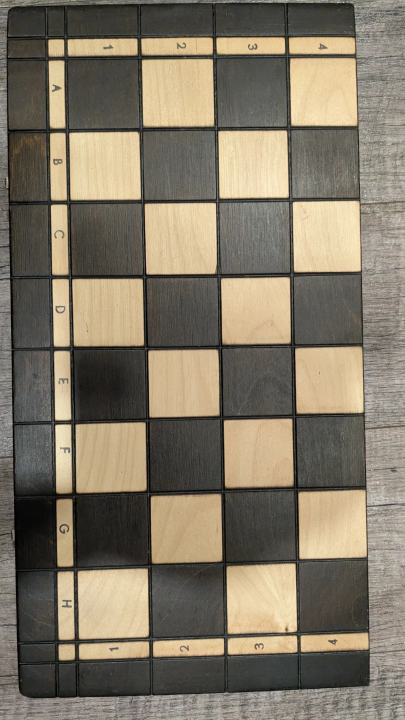 Wooden chess board - photo 3