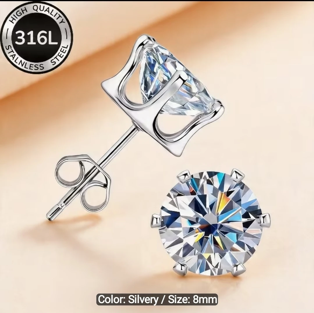 STAINLESS STEEL EARINGS NEW