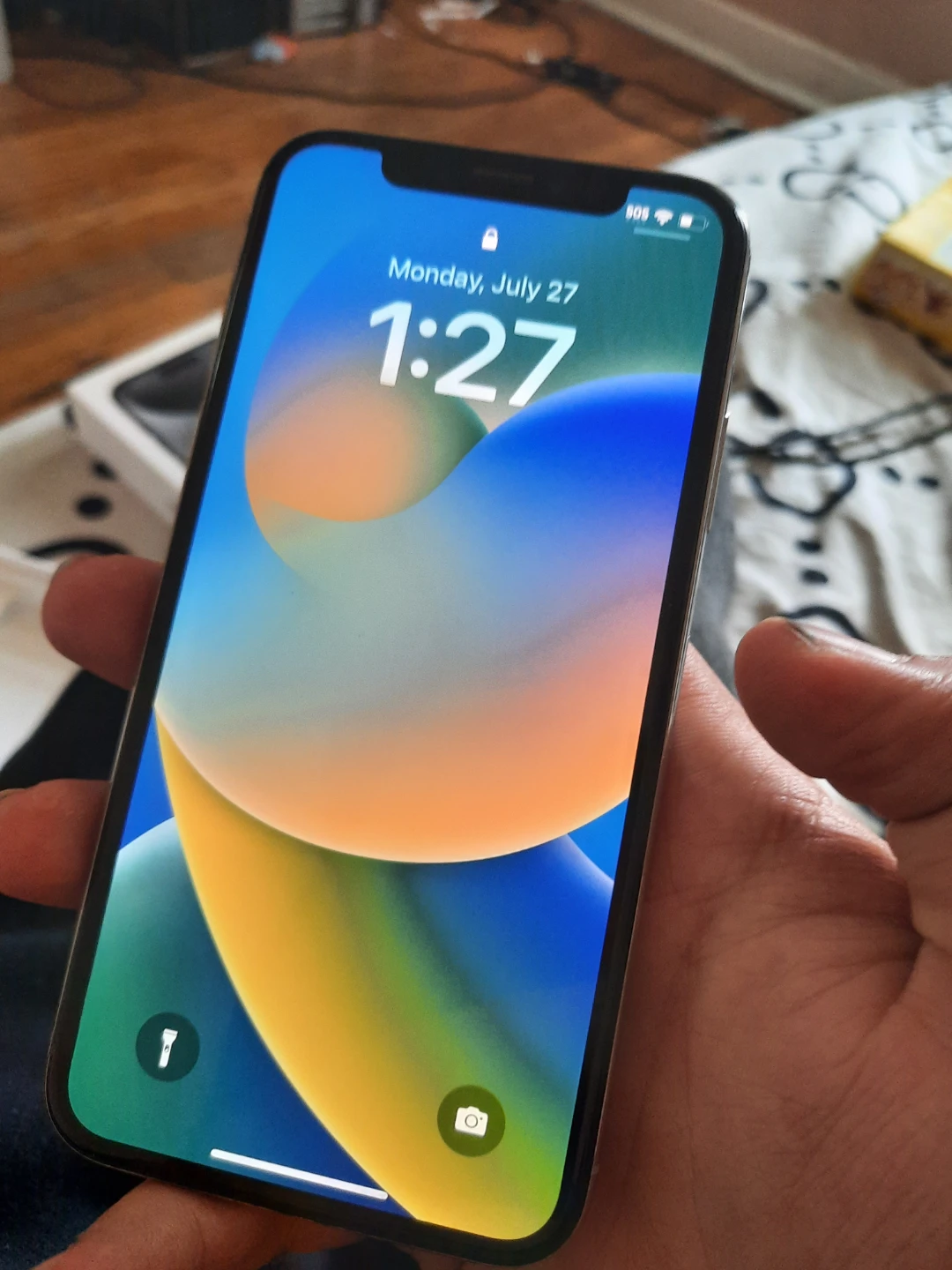 Is a iPhone x  It has nothing wrong.  Not a scratch on it.