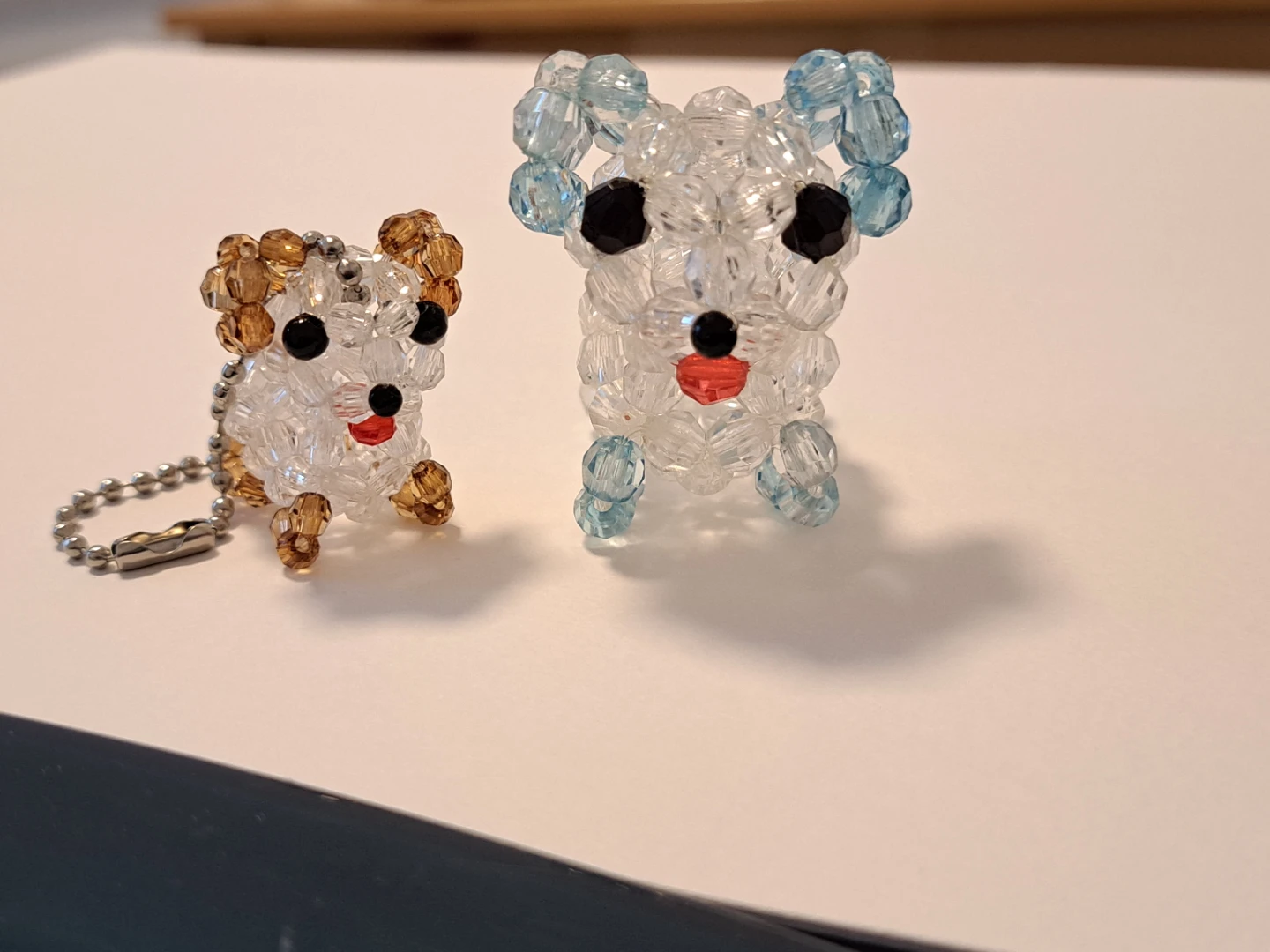 Beaded Dog Keychains