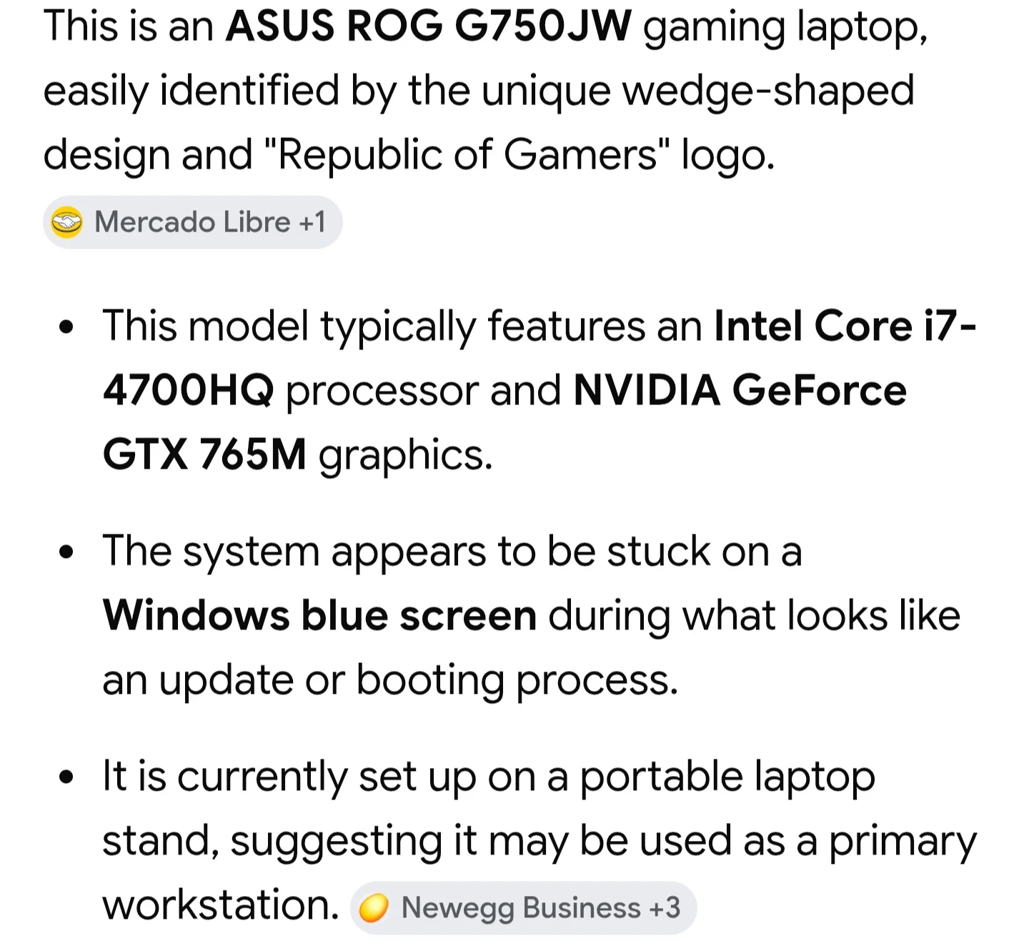 ASUS ROG G750JW Gaming Laptop - photo 3