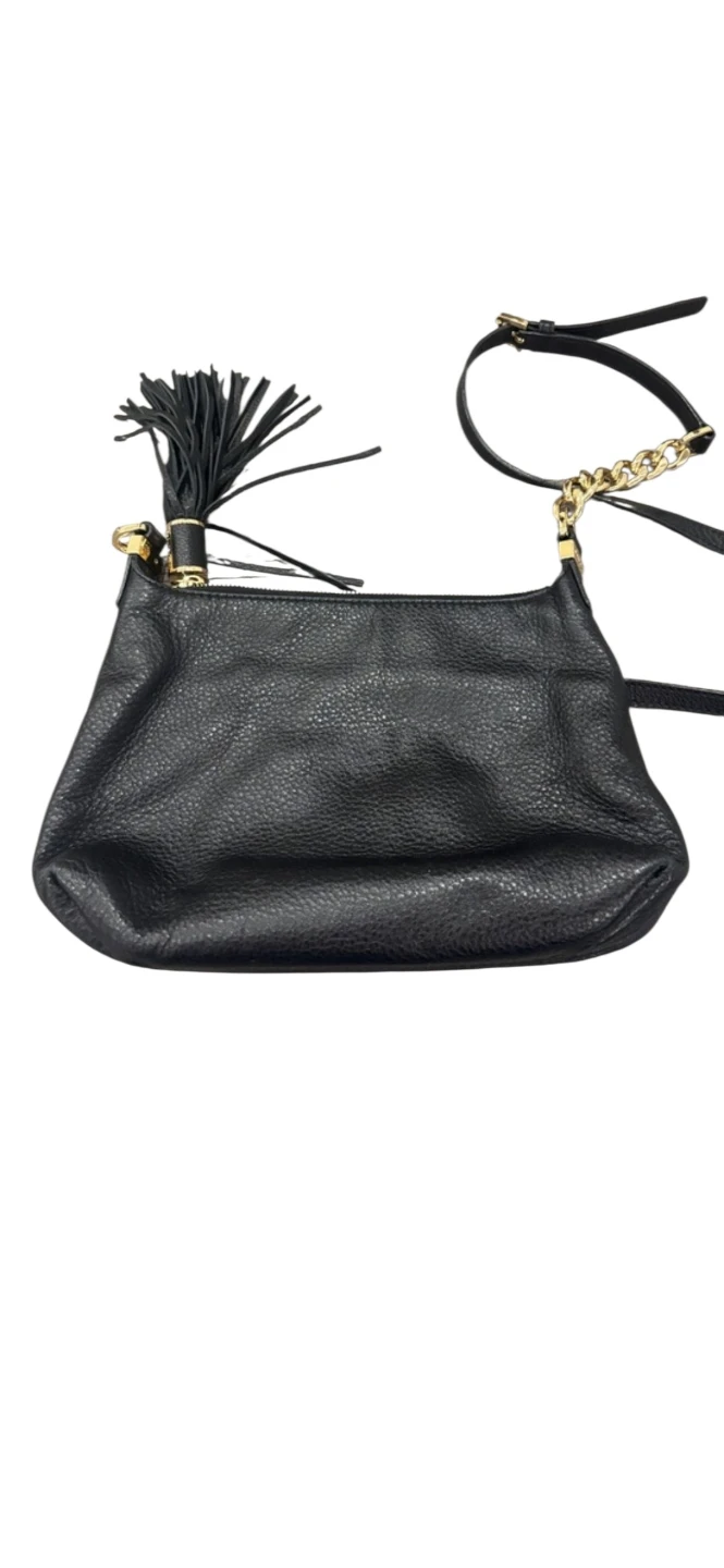 Michael Kors Black Leather Tassel Shoulder Bag - photo 3
