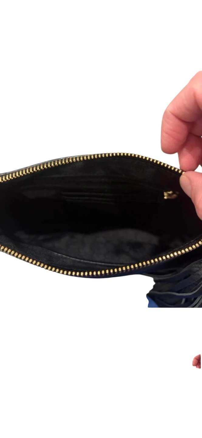 Michael Kors Black Leather Tassel Shoulder Bag - photo 5