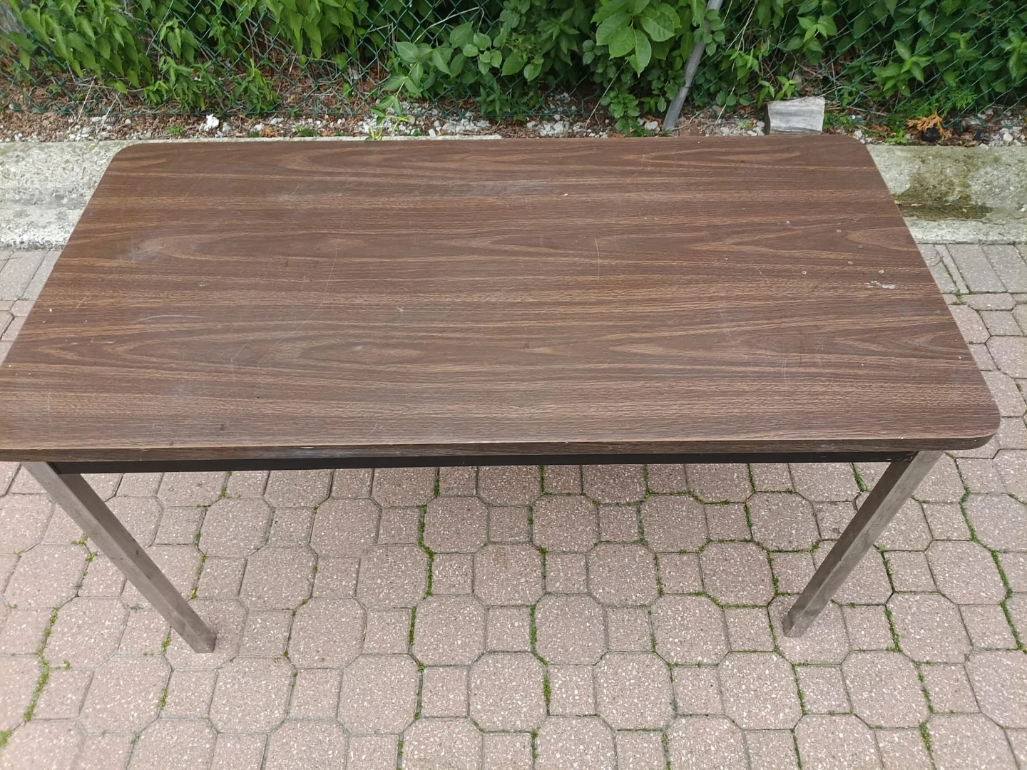 Wood Grain Laminate Table