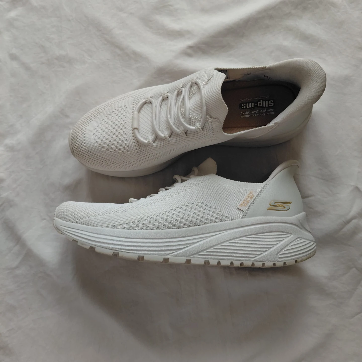 Skechers Slip-Ins White Women's Sneakers - photo 4