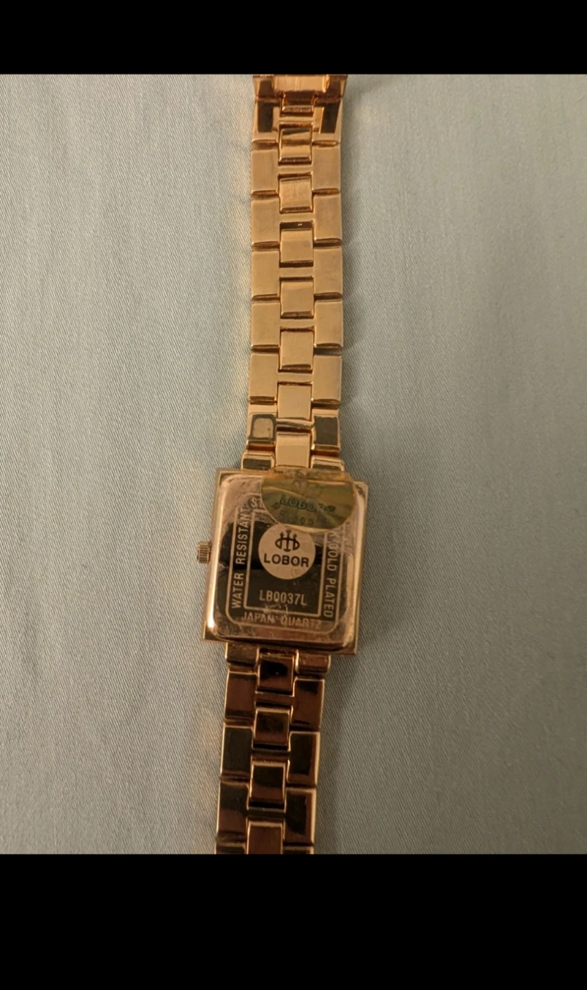 Lobor gold plated watch - photo 3