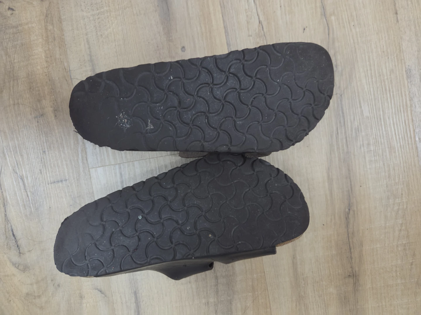 Birkenstock Arizona Sandals Black Leather Size 38 - photo 2