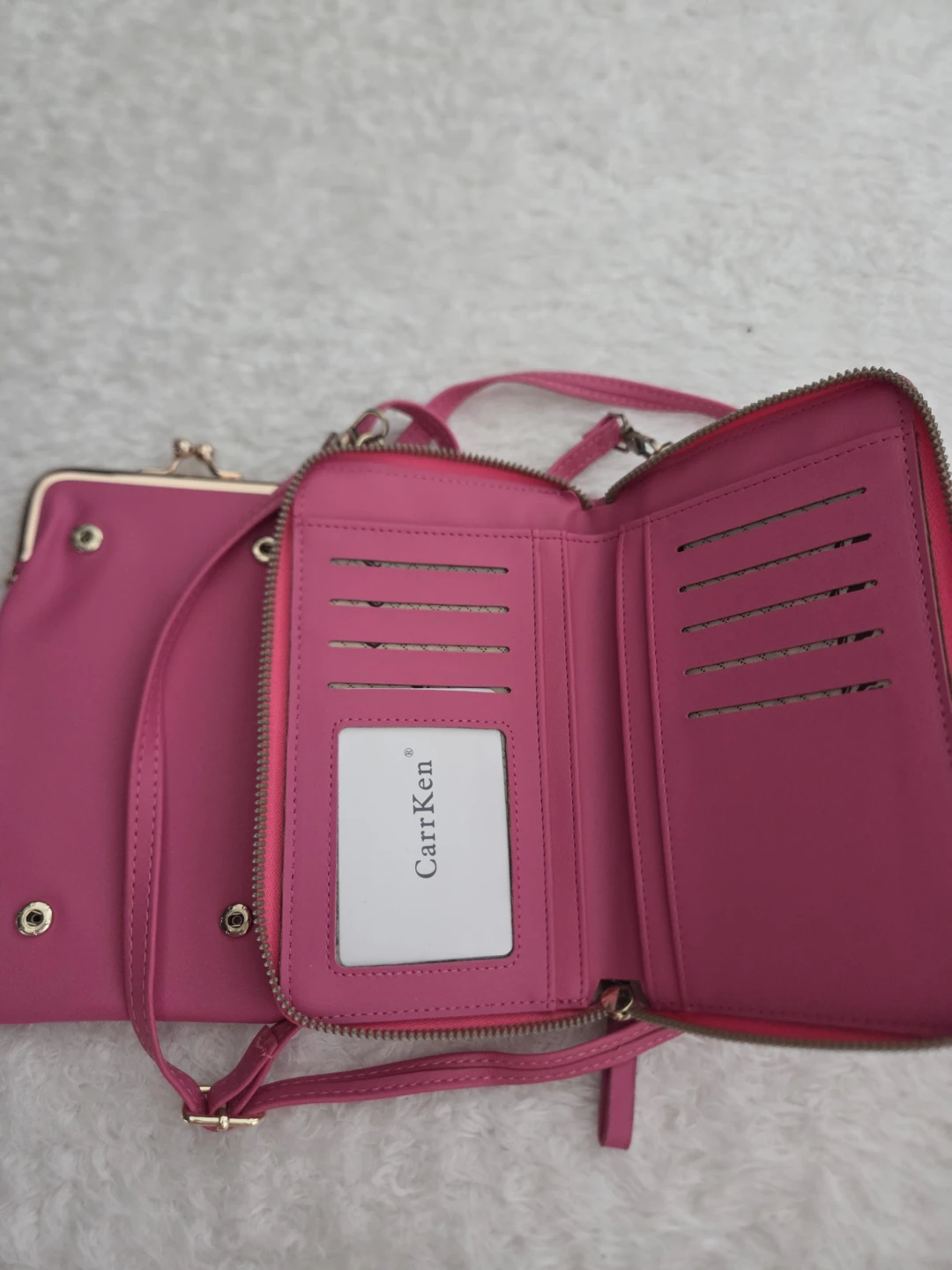 CarrKen Pink Crossbody Phone Wallet - photo 2