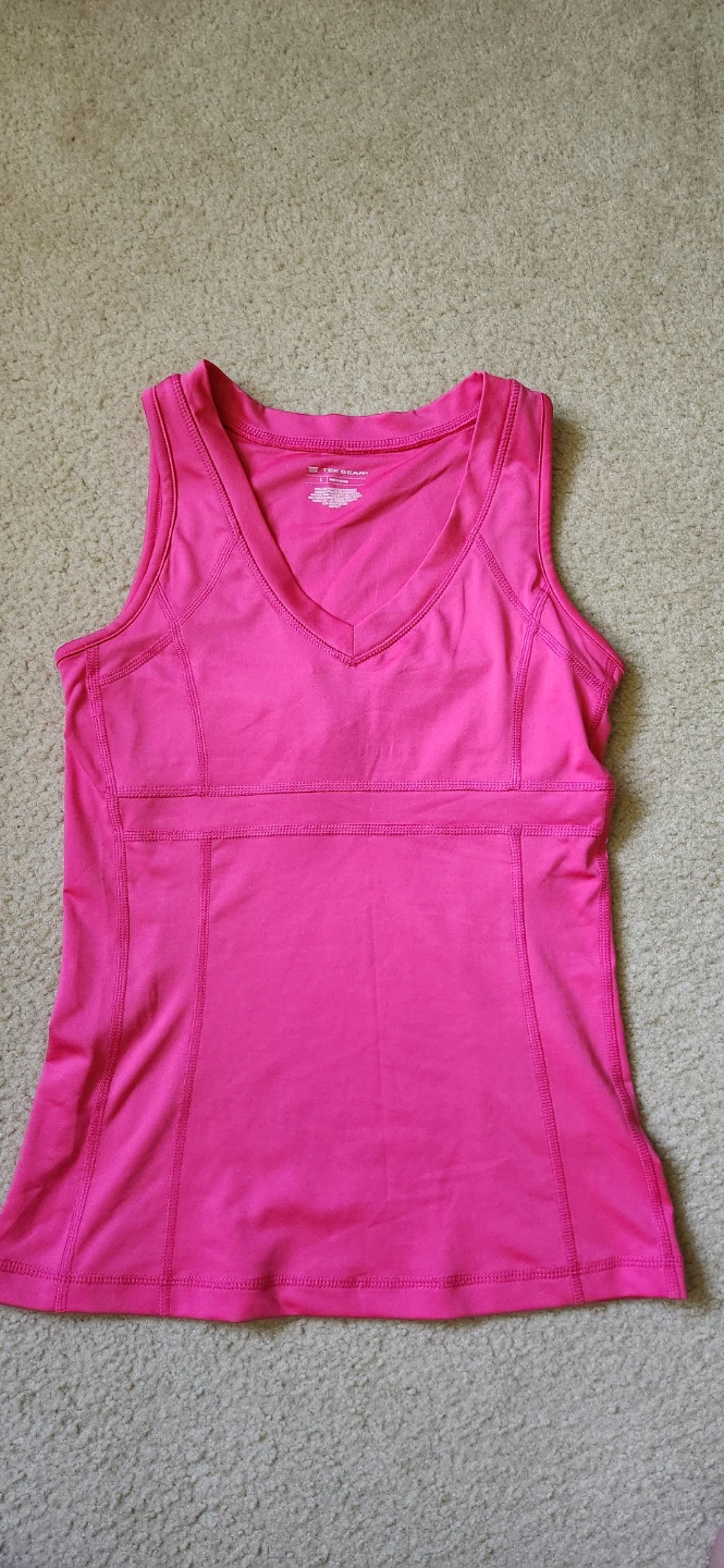 Tek Gear Pink Athletic Tank Top - Size S