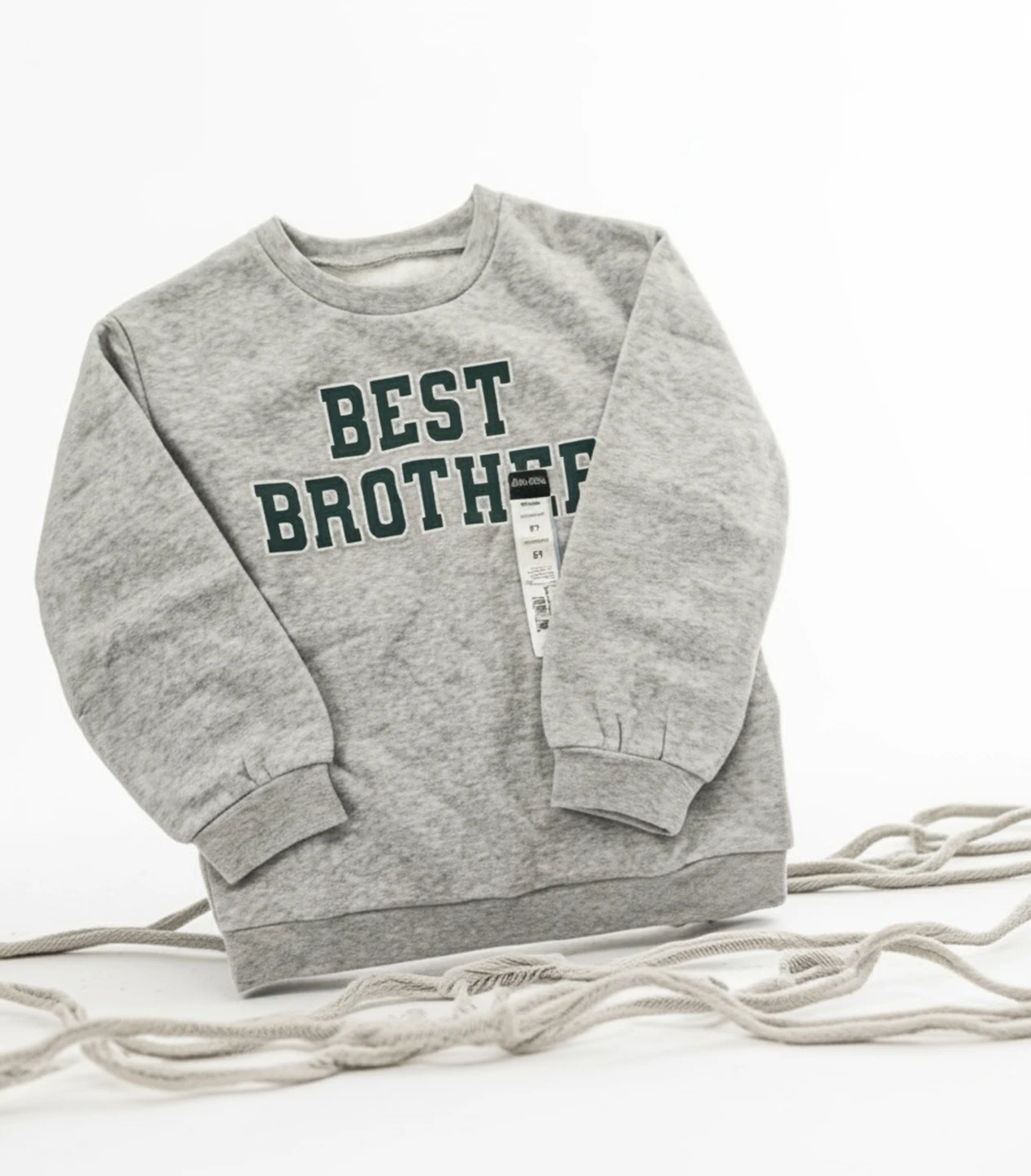Kids Grey 'Best Brother' Sweatshirt