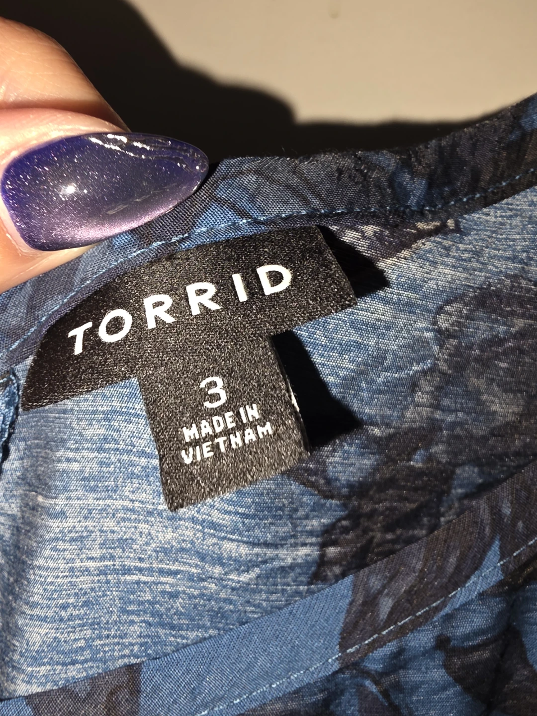 Torrid Blue Floral Maxi Dress - photo 3