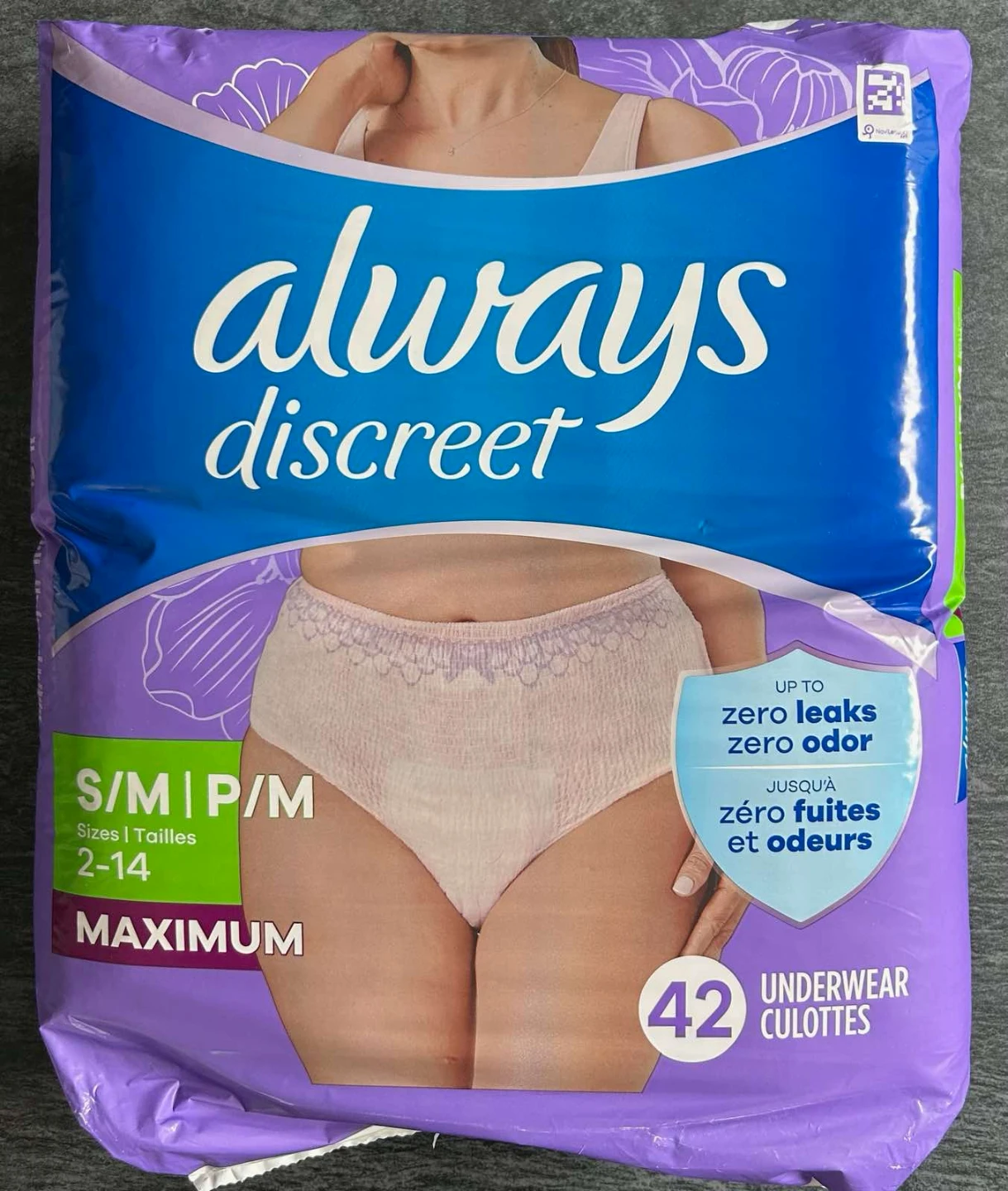 Always Discreet Maximum Absorbency