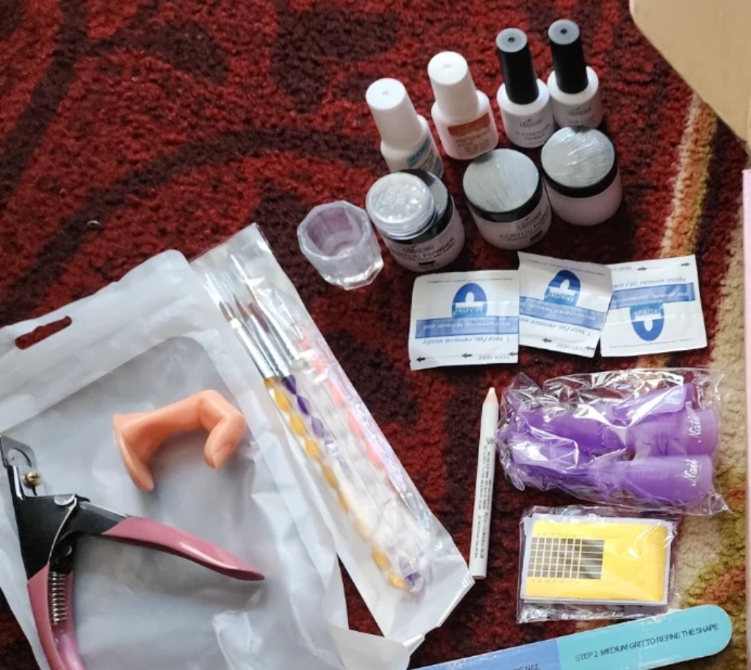Nail Art Kit Glitter, and Acrylic Tips - photo 3