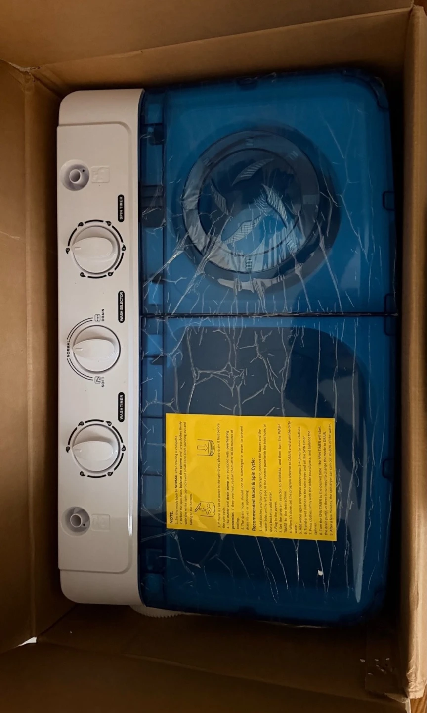 Brand new in box 20lb Washing Machine +dryer  excellent works