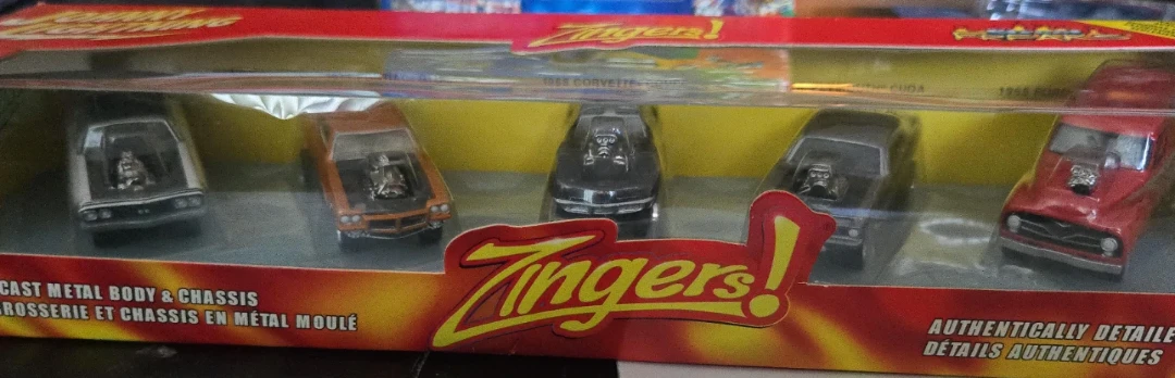 Johnny Lightning "Tingers!" 5-Car Die-Cast Set