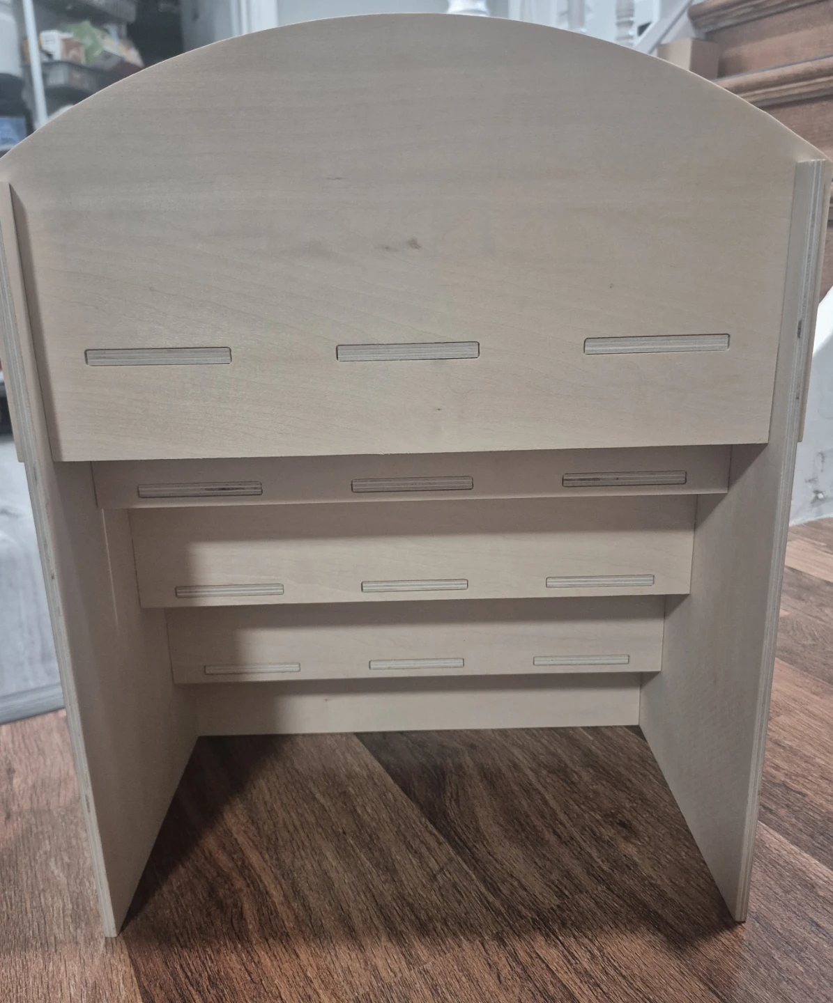 4 Tier Wooden Display Stand Beige - photo 5