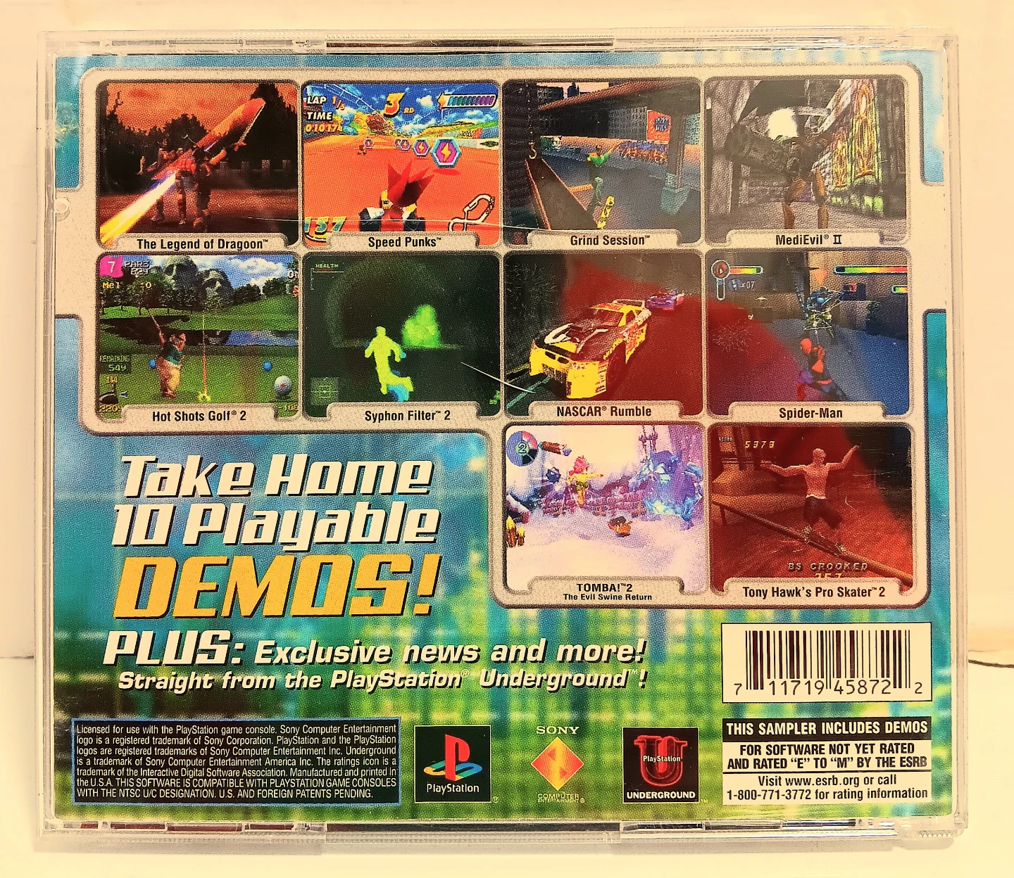 📀Sony PlayStation Underground Jampack Summer 2K💿 - photo 3