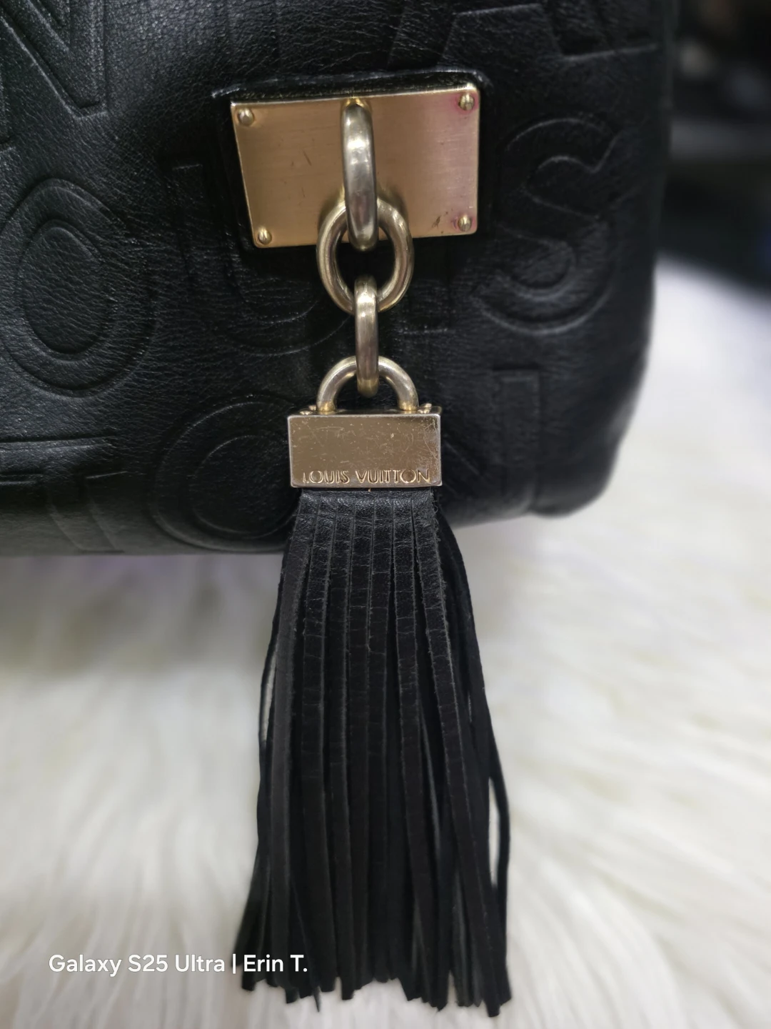 Black Leather Tote Bag - photo 2