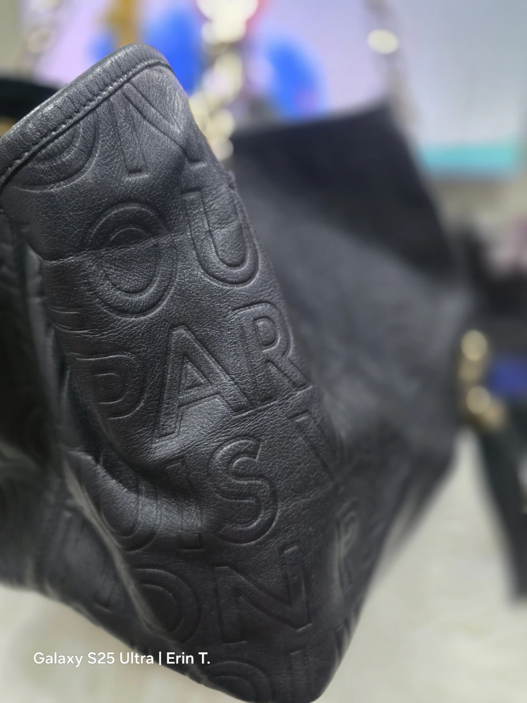 Black Leather Tote Bag - photo 3