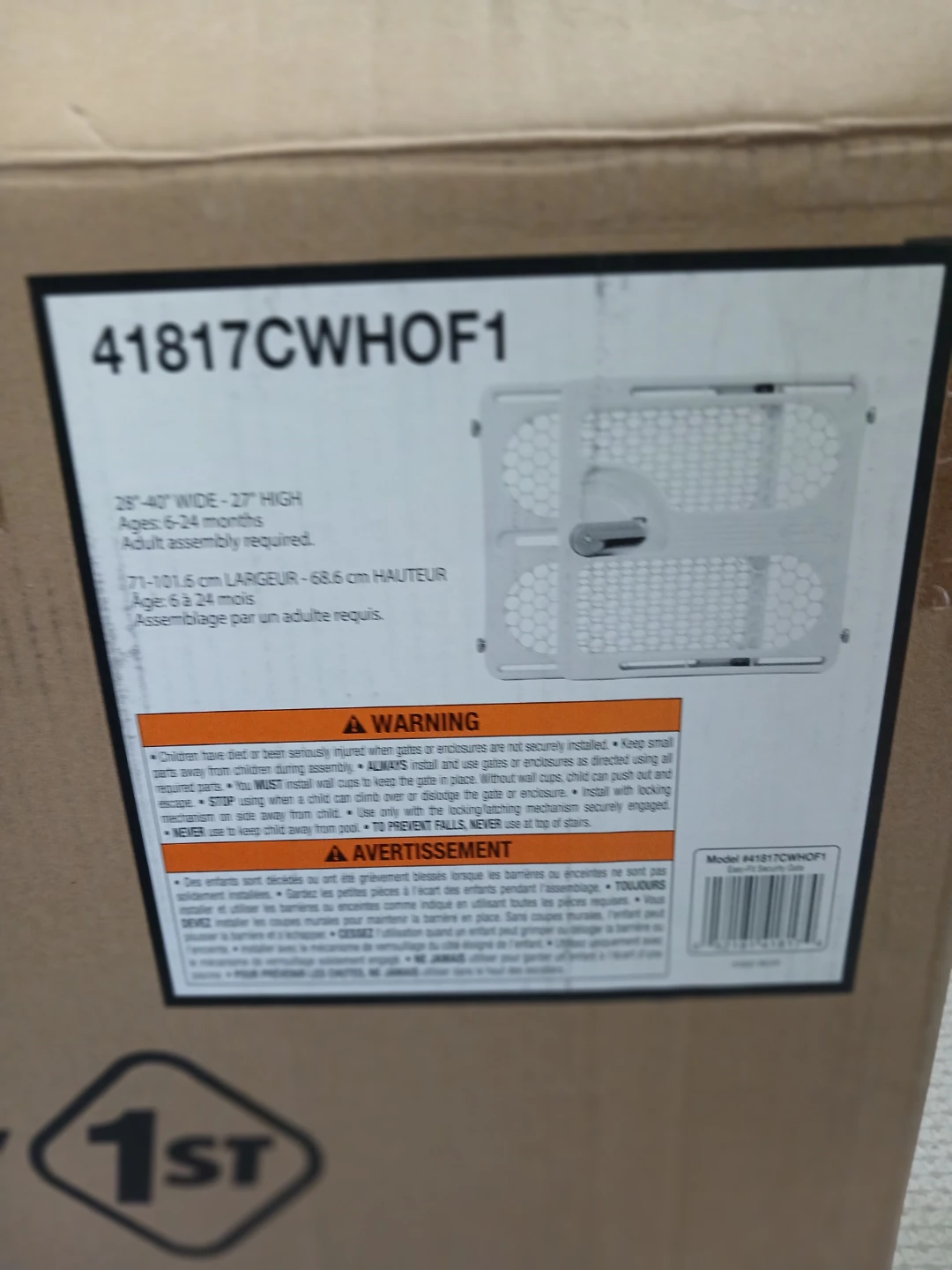 Safety 1st Easy Fit Security Gate