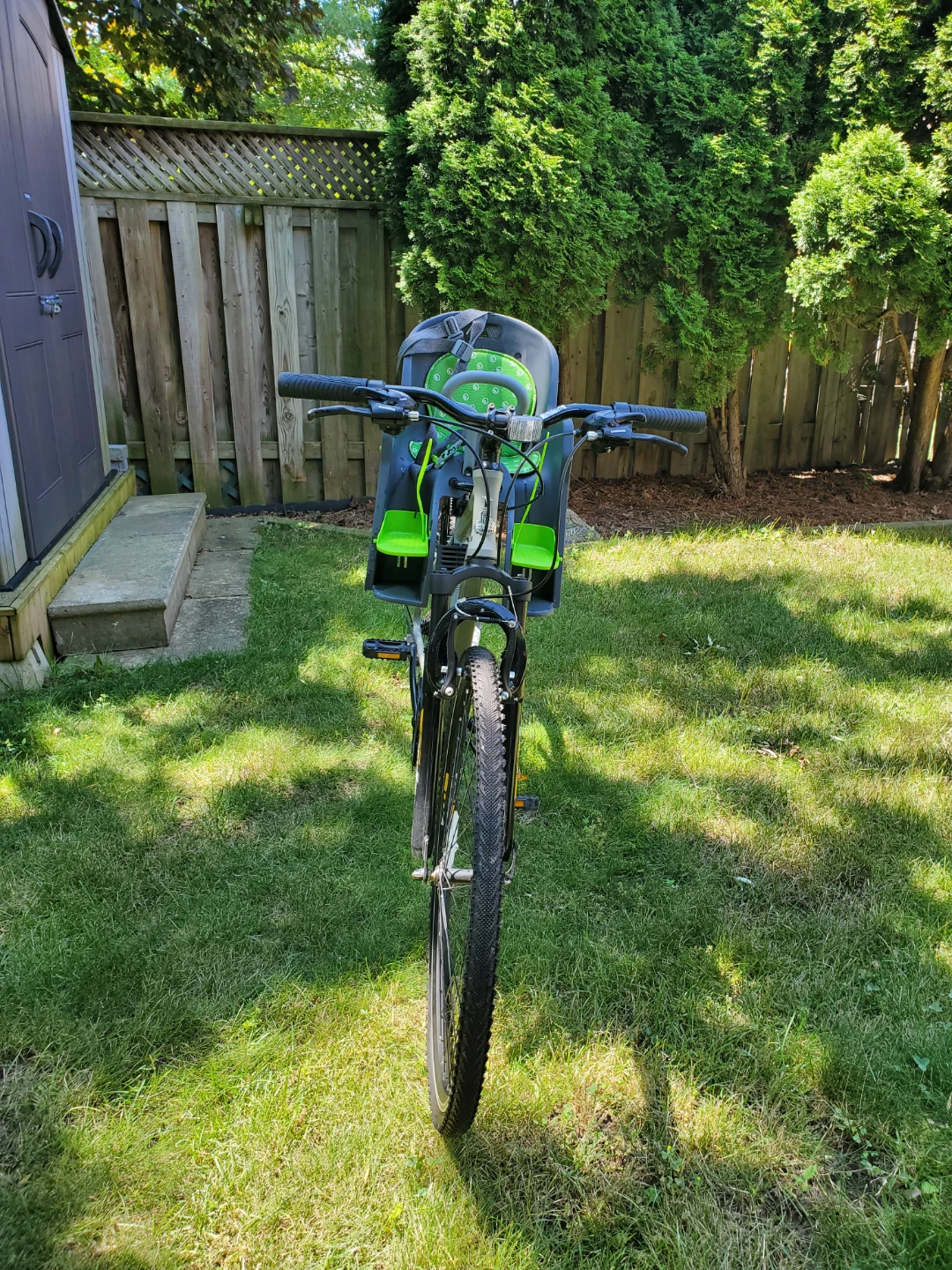 Raleigh bicycle with child seat - photo 2
