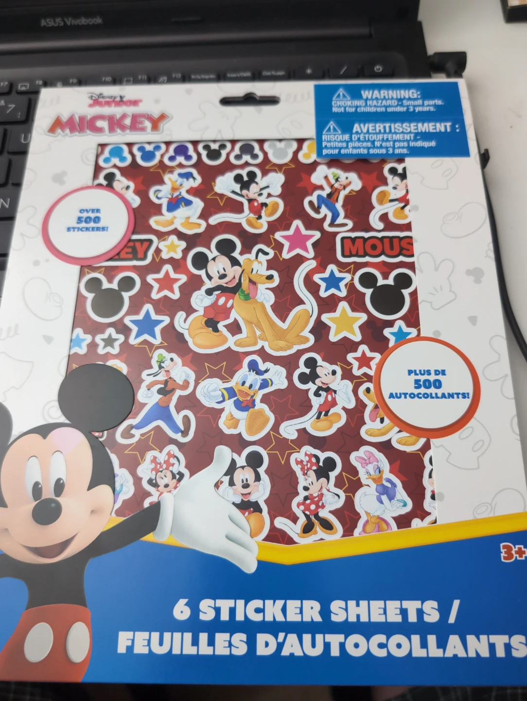 Disney Junior Mickey Mouse Sticker Sheets - Over 500 Stickers!