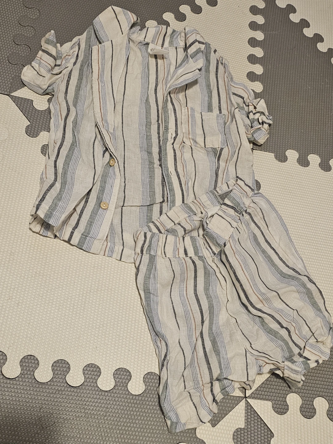 H&M Striped Pajama Set 12-18M
