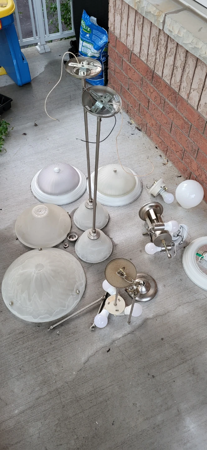 Assorted Ceiling Light Fixtures - photo 3