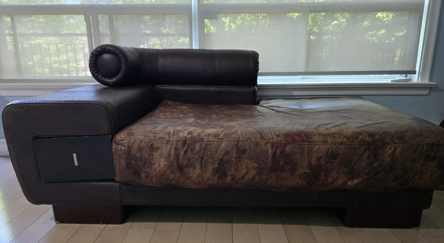 Compact Lounger Sofa with Storage Drawer + Free Covers Included - photo 4